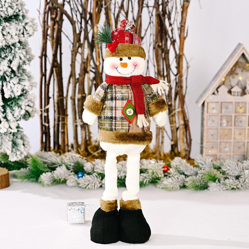 Christmas Telescopic Leg Doll