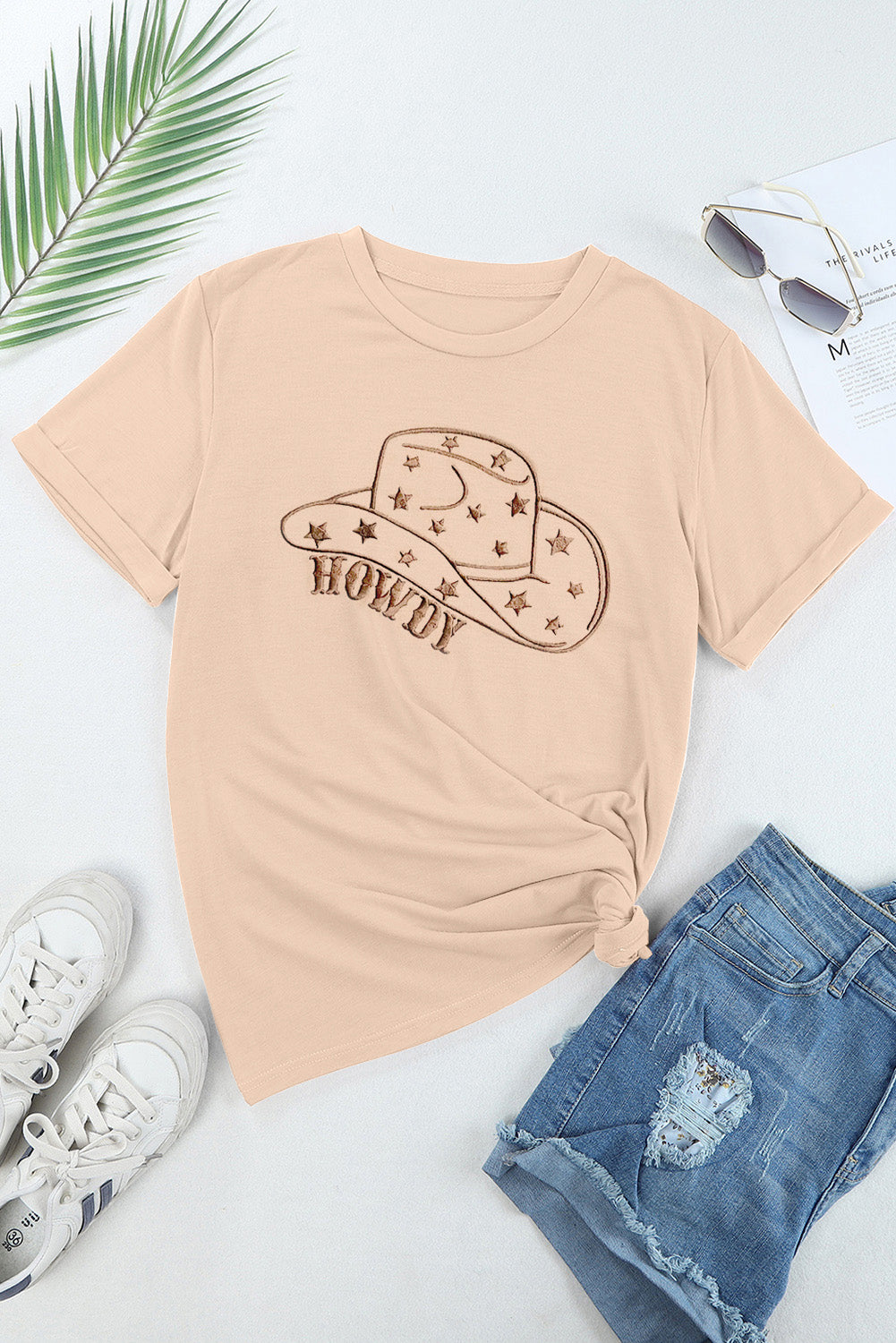 Graphic Round Neck Short Sleeve T-Shirt