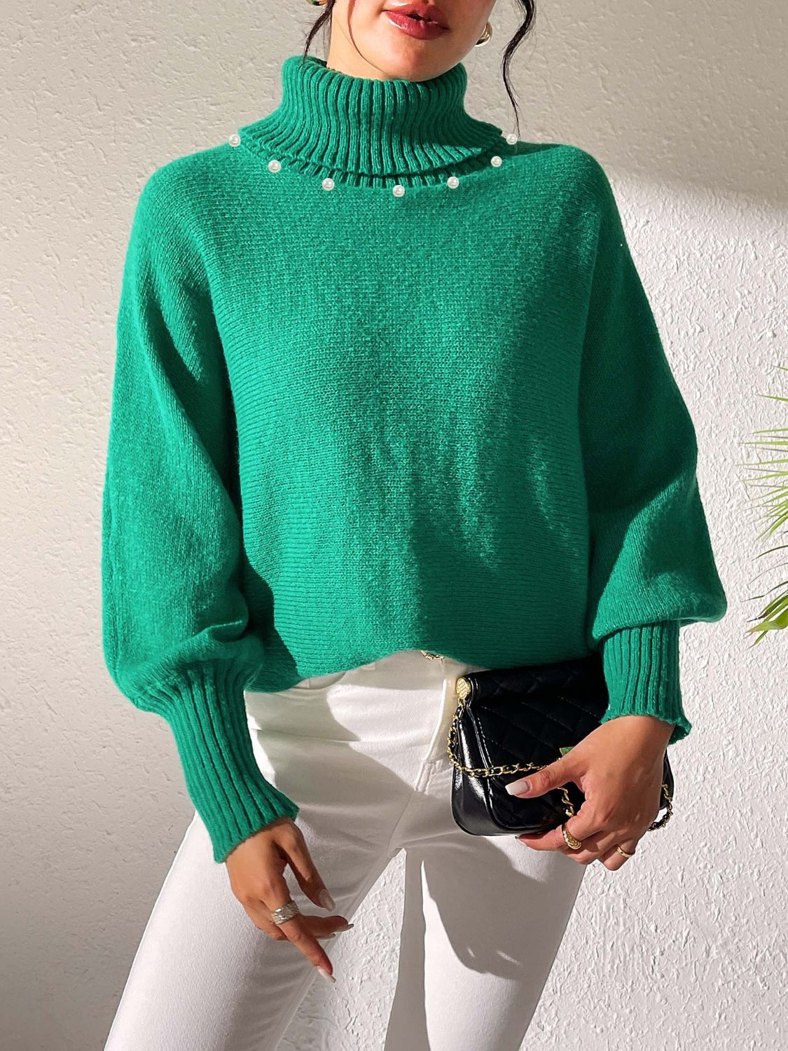 Turtleneck Long Sleeve Sweater